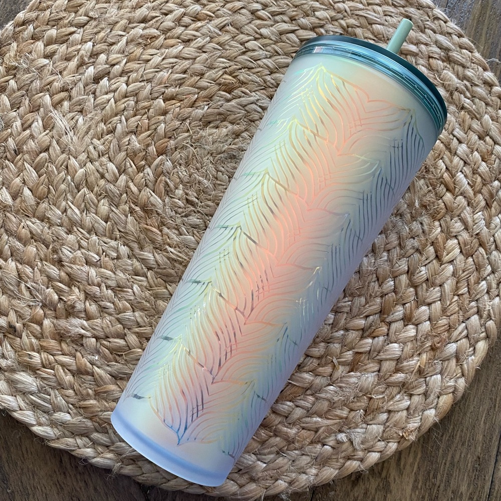 Starbucks Sirens Tail Iridescent Cold Cup